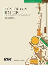 Concerto in B Minor Orchestra sheet music cover